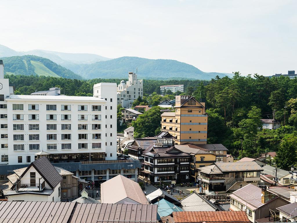Kusatsu Onsen Futabaya Exteriör bild