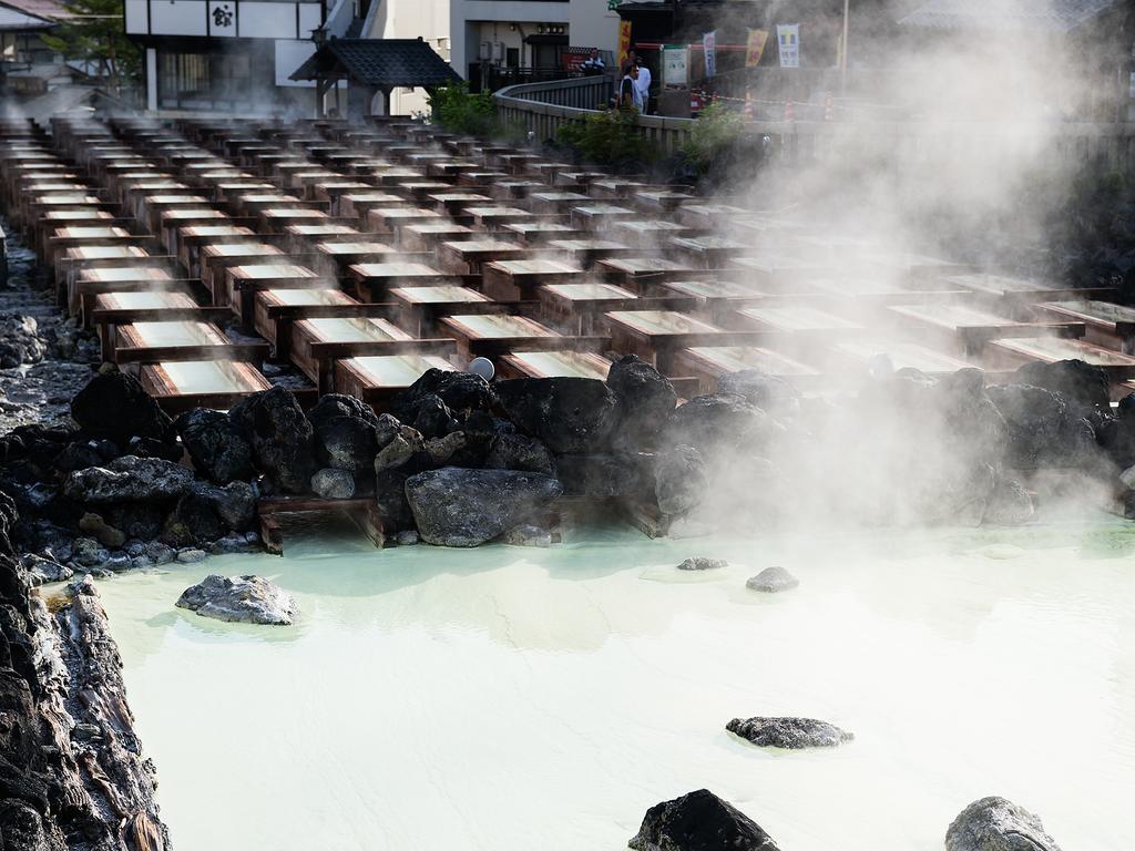 Kusatsu Onsen Futabaya Exteriör bild