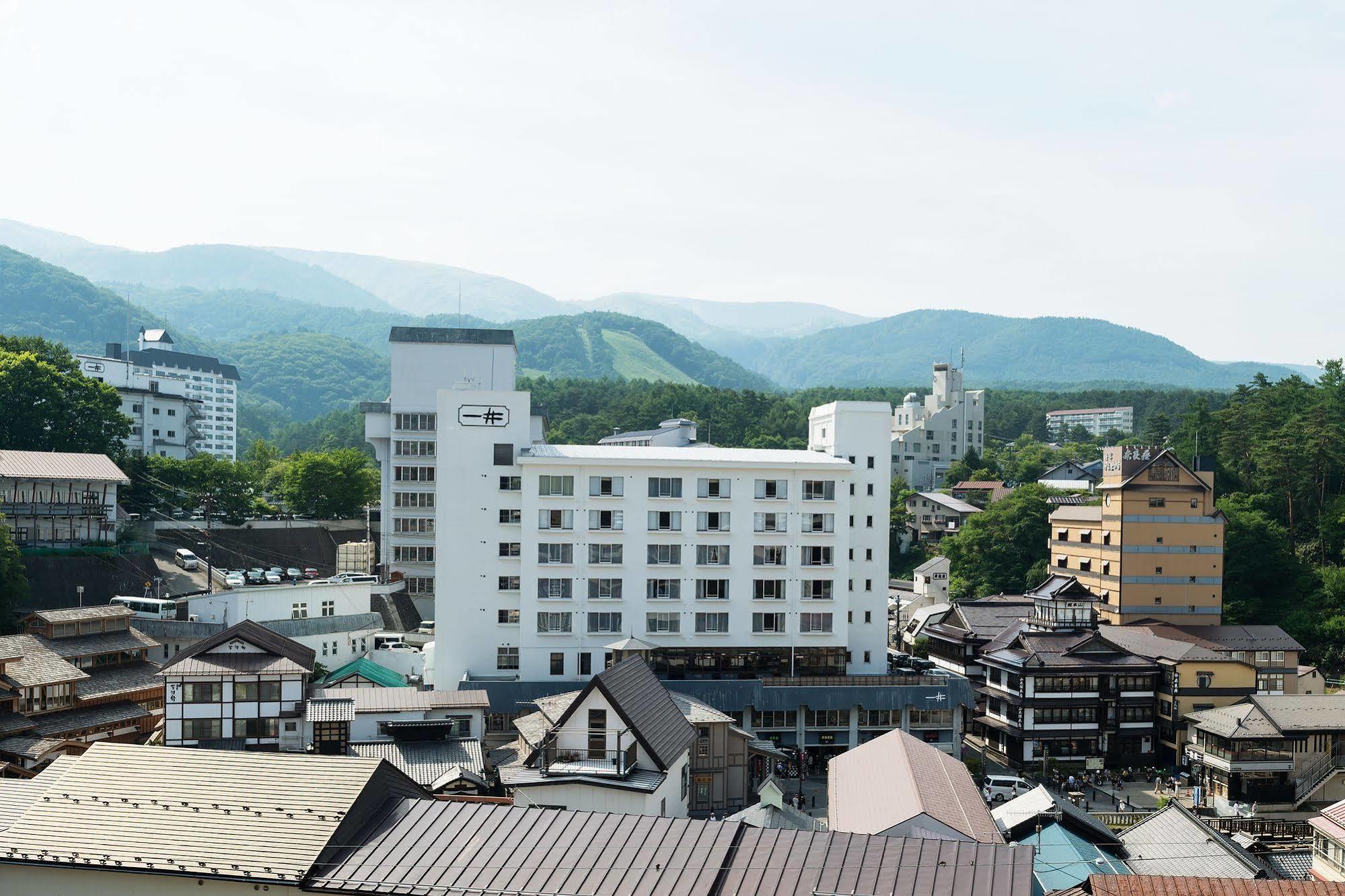 Kusatsu Onsen Futabaya Exteriör bild